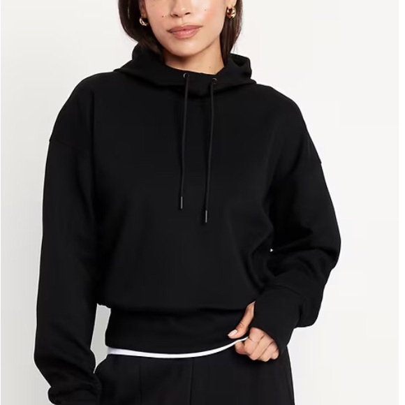 Old Navy Dynamic Fleece Hoodie-Jack Black - Picture 1 of 7